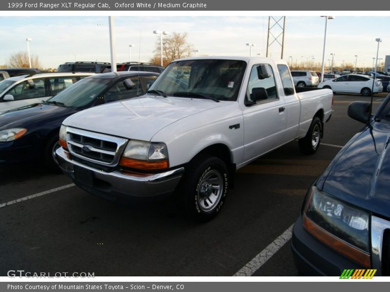 Oxford White / Medium Graphite 1999 Ford Ranger XLT Regular Cab