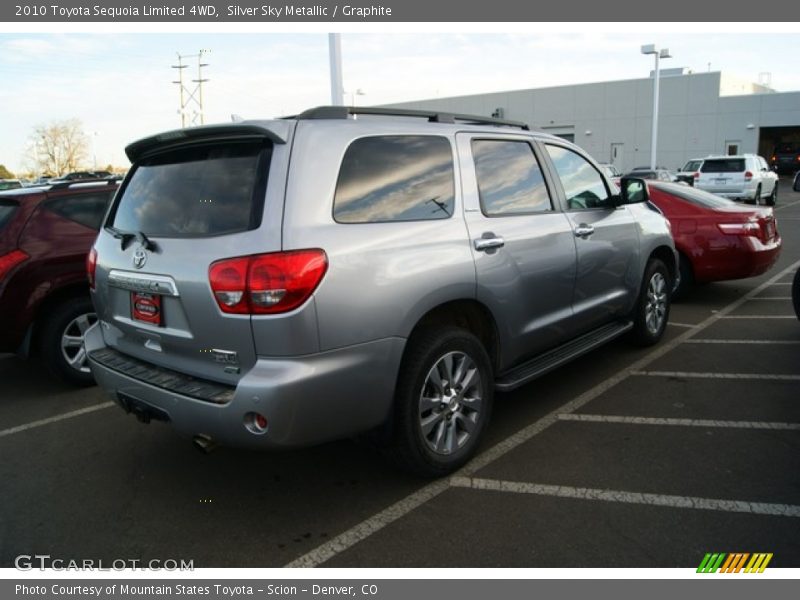 Silver Sky Metallic / Graphite 2010 Toyota Sequoia Limited 4WD