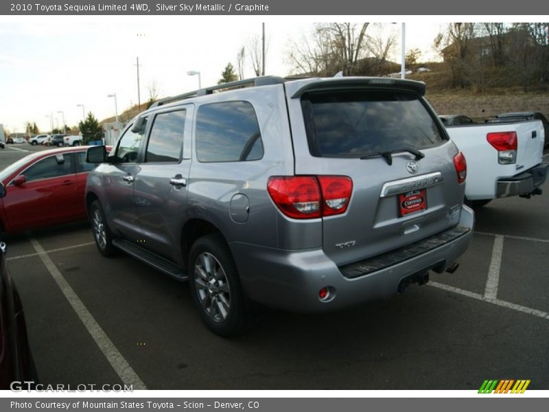 Silver Sky Metallic / Graphite 2010 Toyota Sequoia Limited 4WD