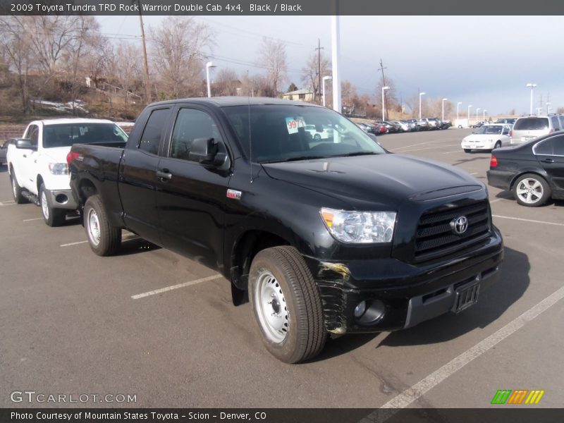 Black / Black 2009 Toyota Tundra TRD Rock Warrior Double Cab 4x4