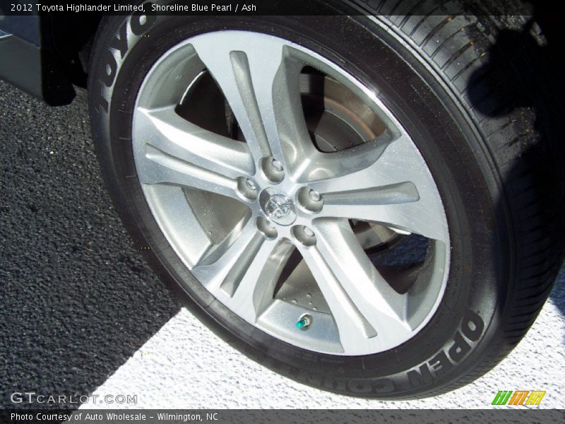 Shoreline Blue Pearl / Ash 2012 Toyota Highlander Limited