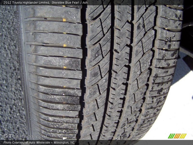 Shoreline Blue Pearl / Ash 2012 Toyota Highlander Limited