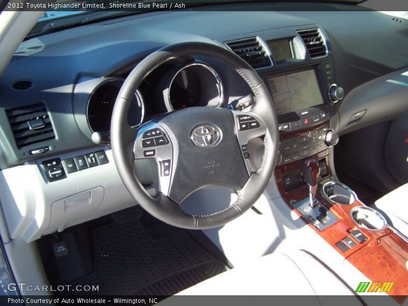 Shoreline Blue Pearl / Ash 2012 Toyota Highlander Limited