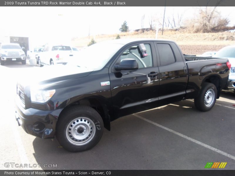 Black / Black 2009 Toyota Tundra TRD Rock Warrior Double Cab 4x4