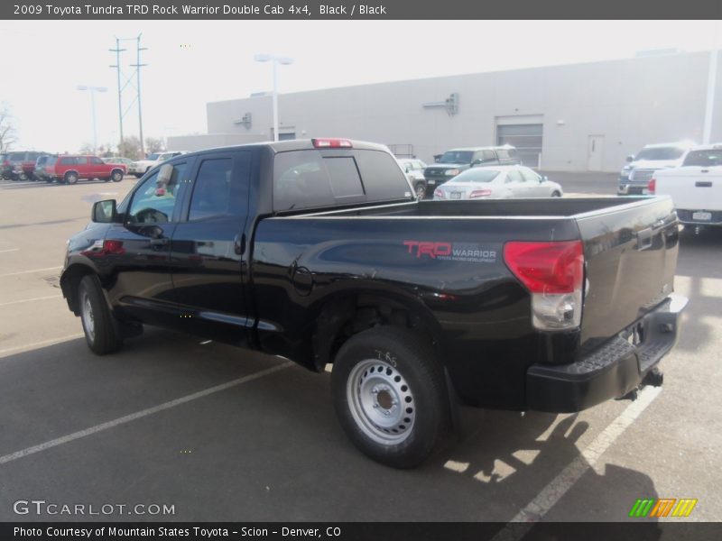 Black / Black 2009 Toyota Tundra TRD Rock Warrior Double Cab 4x4