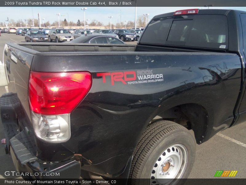 Black / Black 2009 Toyota Tundra TRD Rock Warrior Double Cab 4x4