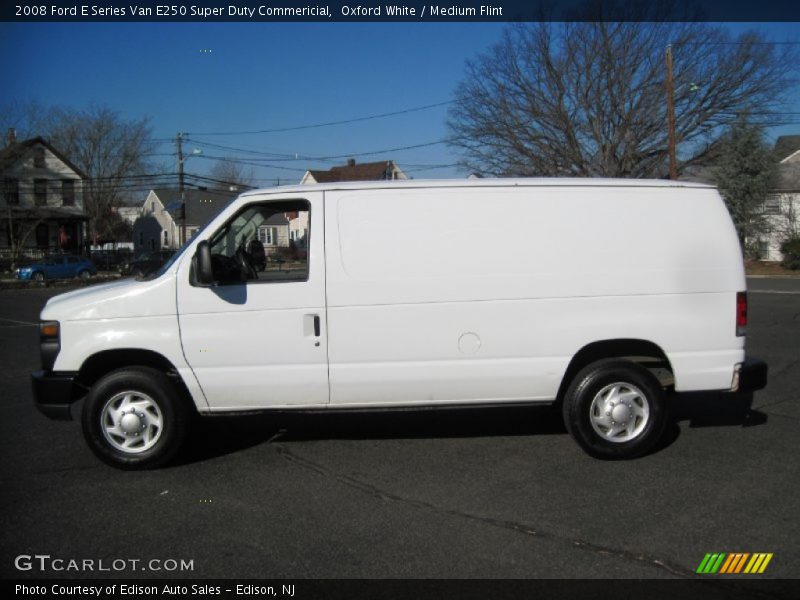 Oxford White / Medium Flint 2008 Ford E Series Van E250 Super Duty Commericial