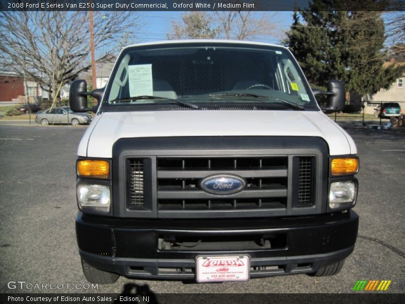 Oxford White / Medium Flint 2008 Ford E Series Van E250 Super Duty Commericial