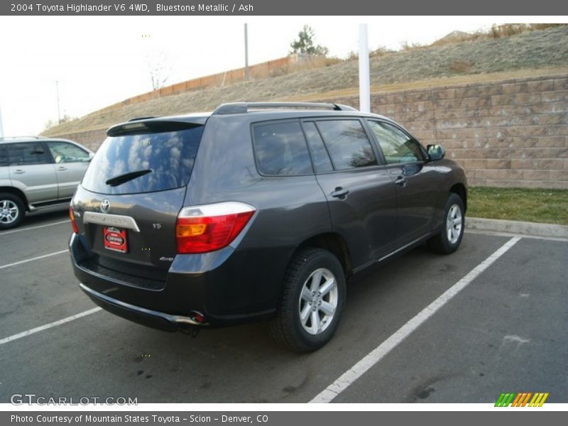 Bluestone Metallic / Ash 2004 Toyota Highlander V6 4WD