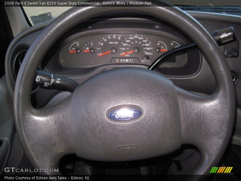 Oxford White / Medium Flint 2008 Ford E Series Van E250 Super Duty Commericial