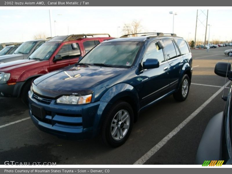 Canal Blue Metallic / Tan 2002 Isuzu Axiom AWD