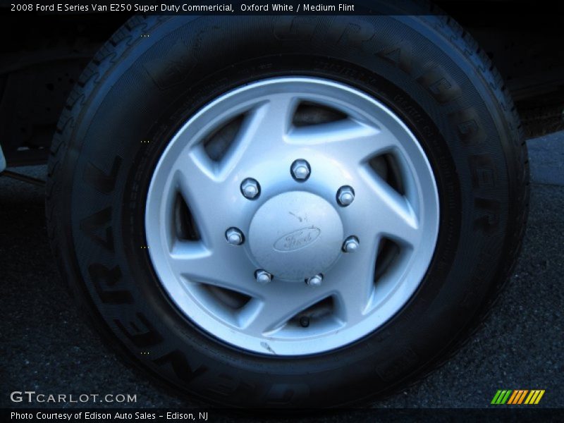 Oxford White / Medium Flint 2008 Ford E Series Van E250 Super Duty Commericial