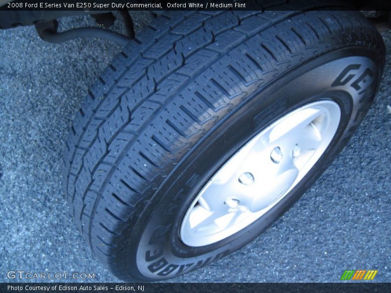 Oxford White / Medium Flint 2008 Ford E Series Van E250 Super Duty Commericial