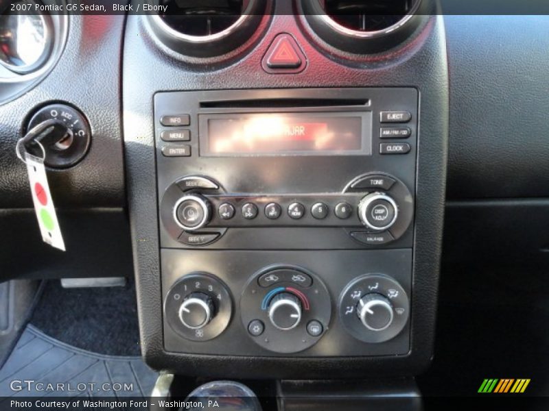 Black / Ebony 2007 Pontiac G6 Sedan