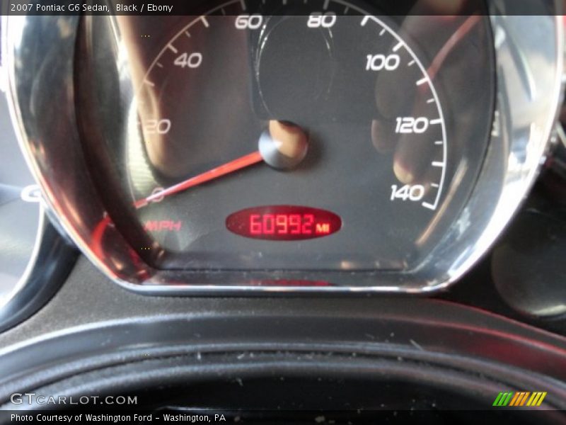 Black / Ebony 2007 Pontiac G6 Sedan
