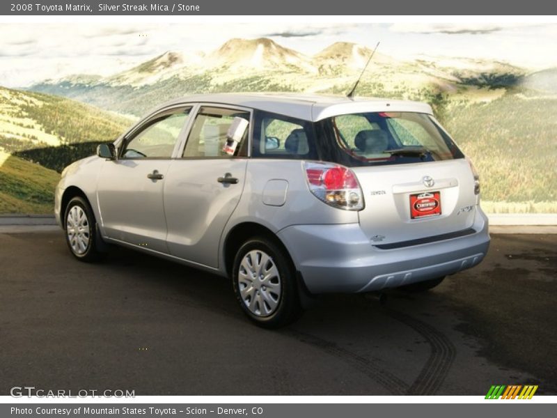 Silver Streak Mica / Stone 2008 Toyota Matrix