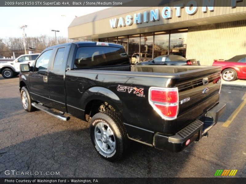 Black / Stone/Medium Stone 2009 Ford F150 STX SuperCab 4x4