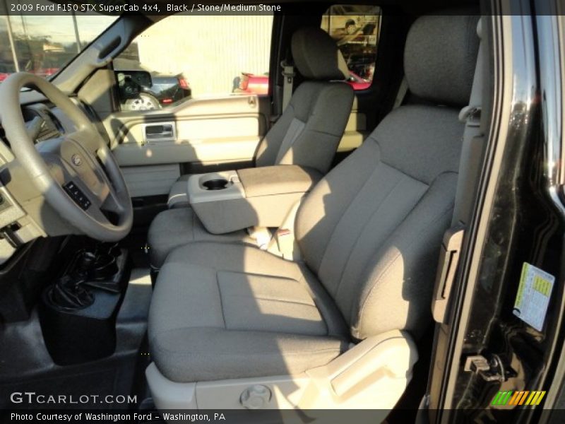 Black / Stone/Medium Stone 2009 Ford F150 STX SuperCab 4x4