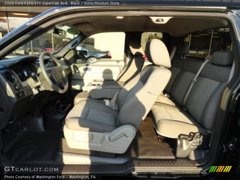 Black / Stone/Medium Stone 2009 Ford F150 STX SuperCab 4x4