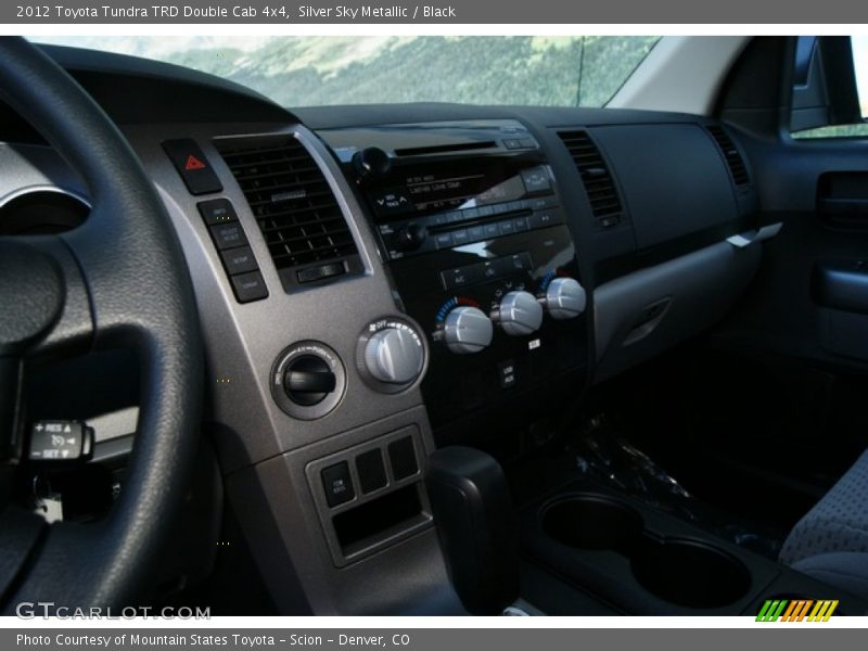 Silver Sky Metallic / Black 2012 Toyota Tundra TRD Double Cab 4x4