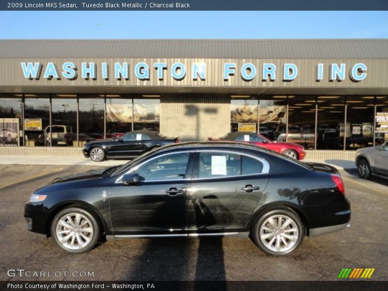 Tuxedo Black Metallic / Charcoal Black 2009 Lincoln MKS Sedan