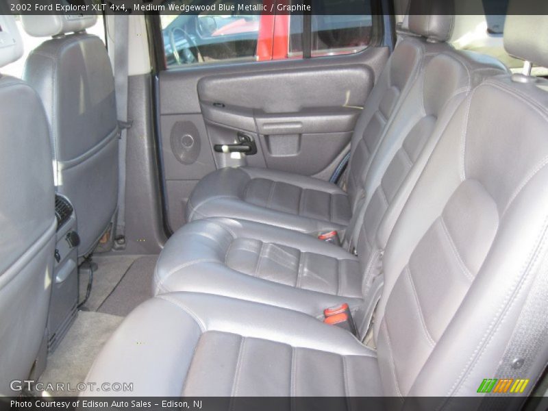 Medium Wedgewood Blue Metallic / Graphite 2002 Ford Explorer XLT 4x4