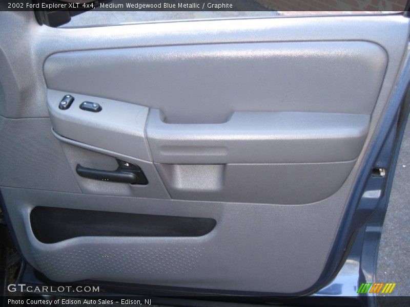Medium Wedgewood Blue Metallic / Graphite 2002 Ford Explorer XLT 4x4