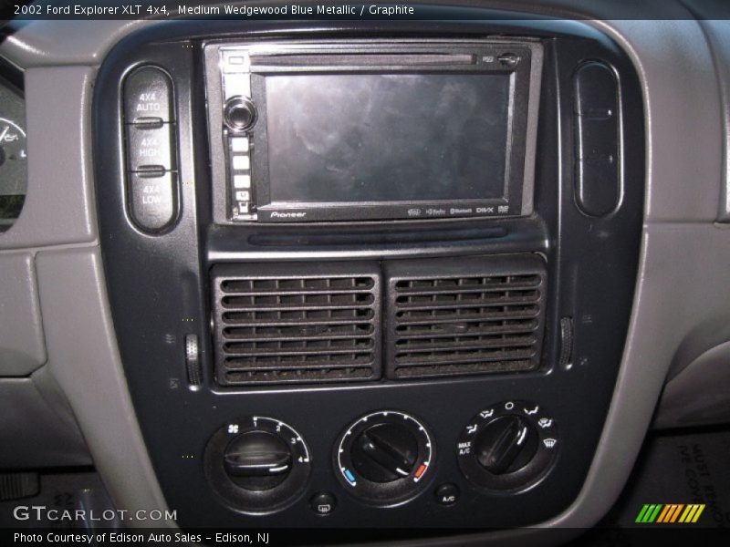 Medium Wedgewood Blue Metallic / Graphite 2002 Ford Explorer XLT 4x4