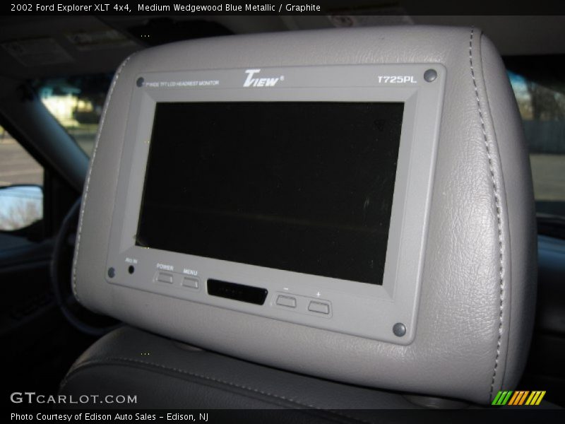 Medium Wedgewood Blue Metallic / Graphite 2002 Ford Explorer XLT 4x4