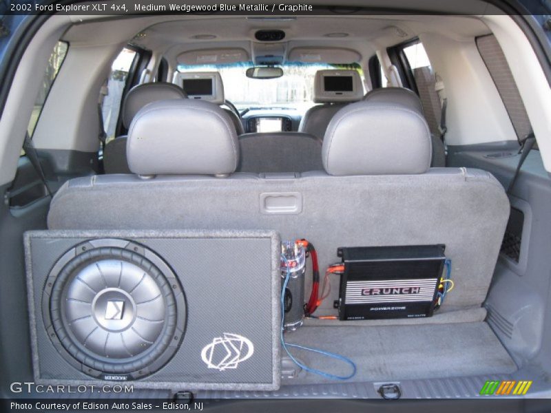 Medium Wedgewood Blue Metallic / Graphite 2002 Ford Explorer XLT 4x4