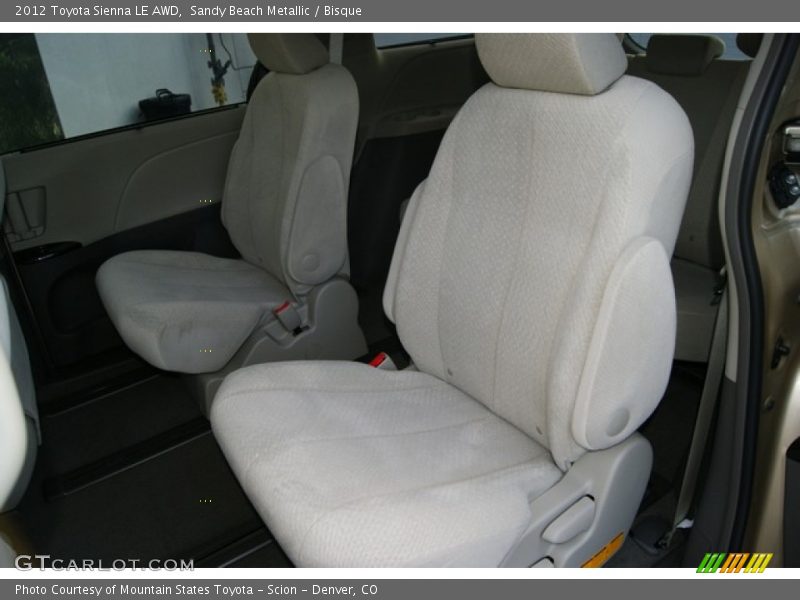  2012 Sienna LE AWD Bisque Interior