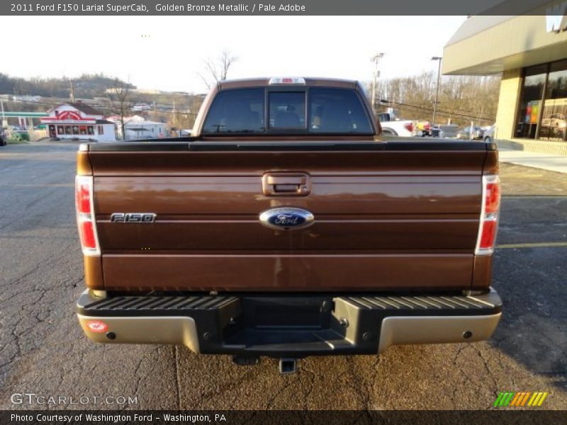 Golden Bronze Metallic / Pale Adobe 2011 Ford F150 Lariat SuperCab