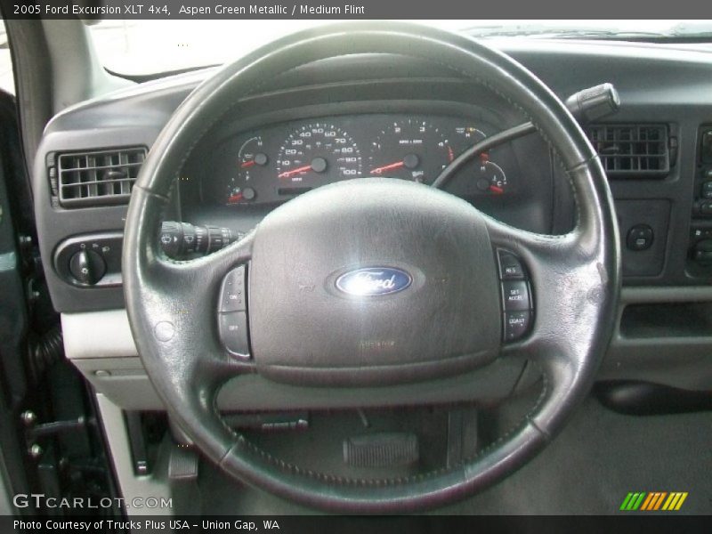 Aspen Green Metallic / Medium Flint 2005 Ford Excursion XLT 4x4