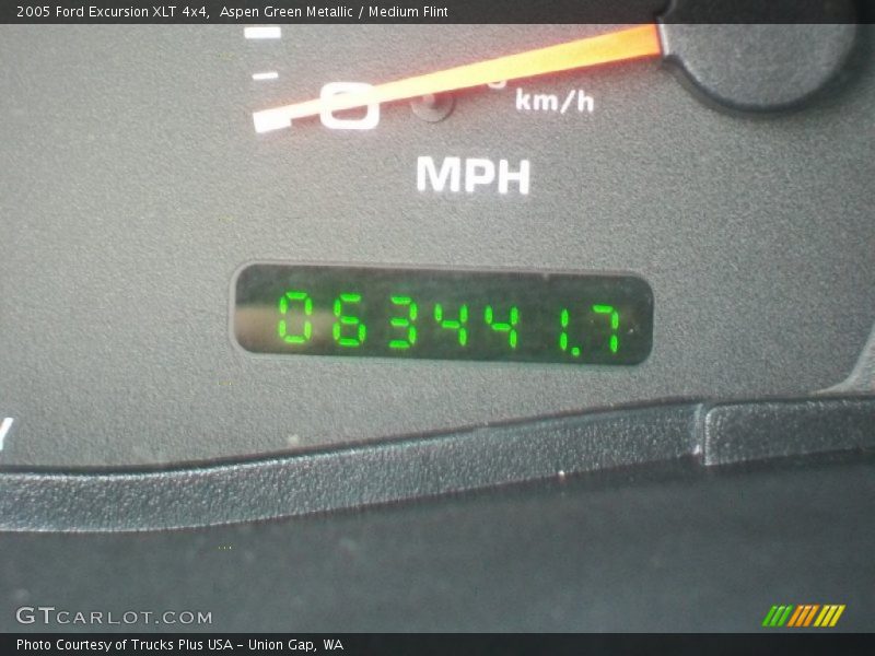 Aspen Green Metallic / Medium Flint 2005 Ford Excursion XLT 4x4