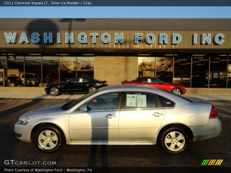 Silver Ice Metallic / Gray 2011 Chevrolet Impala LT