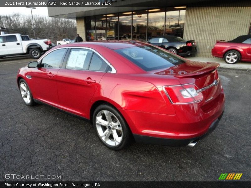 Red Candy / Charcoal Black 2011 Ford Taurus SHO AWD