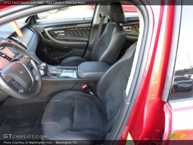  2011 Taurus SHO AWD Charcoal Black Interior