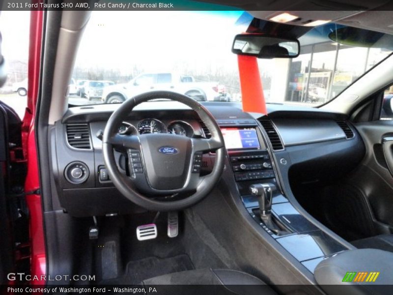 Red Candy / Charcoal Black 2011 Ford Taurus SHO AWD