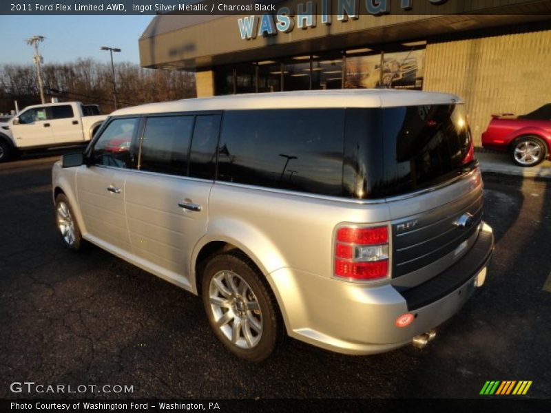 Ingot Silver Metallic / Charcoal Black 2011 Ford Flex Limited AWD