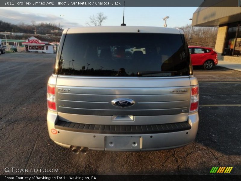 Ingot Silver Metallic / Charcoal Black 2011 Ford Flex Limited AWD