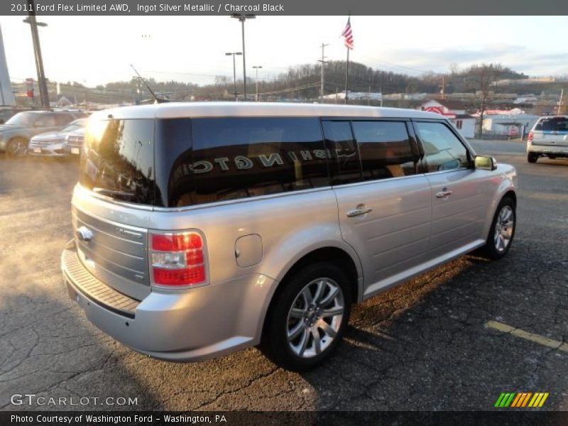 Ingot Silver Metallic / Charcoal Black 2011 Ford Flex Limited AWD