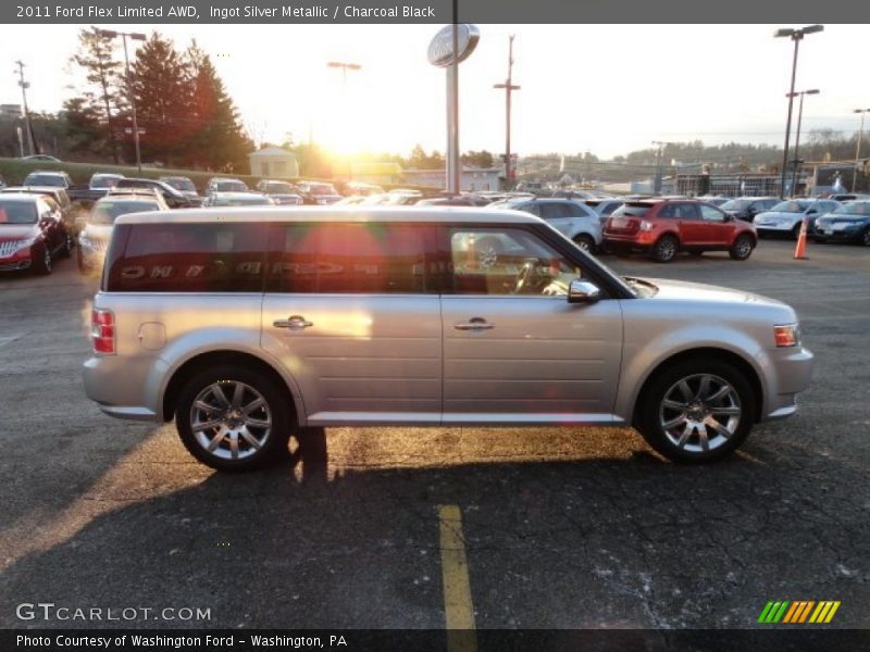 Ingot Silver Metallic / Charcoal Black 2011 Ford Flex Limited AWD