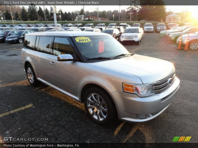 Ingot Silver Metallic / Charcoal Black 2011 Ford Flex Limited AWD