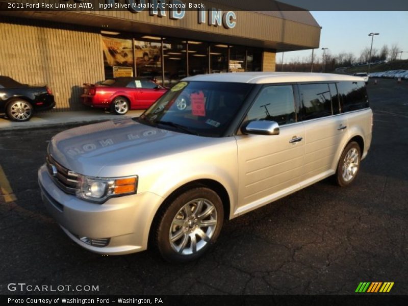 Ingot Silver Metallic / Charcoal Black 2011 Ford Flex Limited AWD