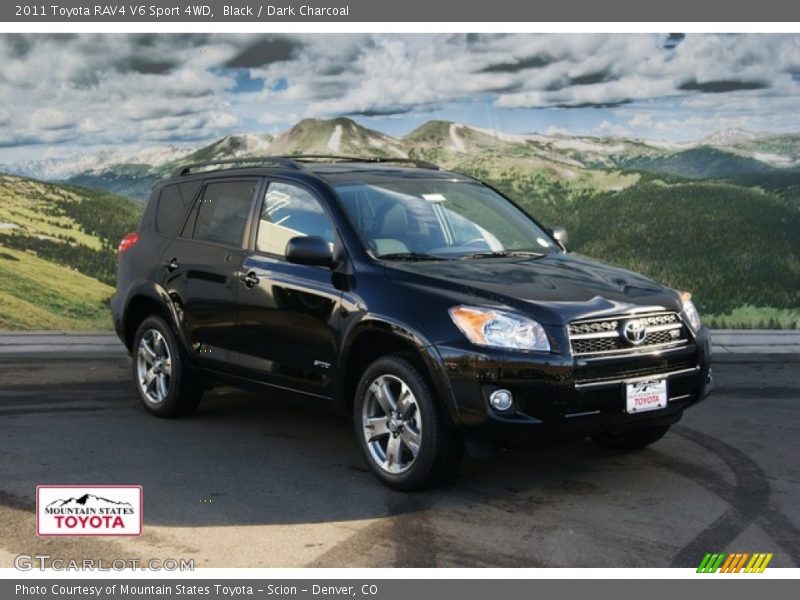 Black / Dark Charcoal 2011 Toyota RAV4 V6 Sport 4WD