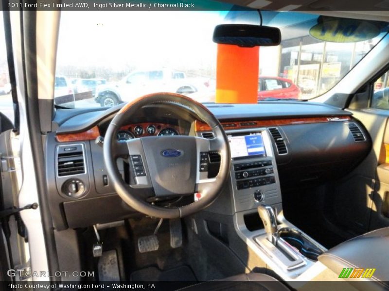 Ingot Silver Metallic / Charcoal Black 2011 Ford Flex Limited AWD