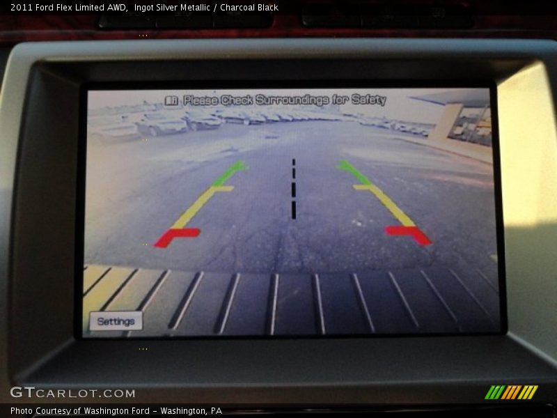 Ingot Silver Metallic / Charcoal Black 2011 Ford Flex Limited AWD