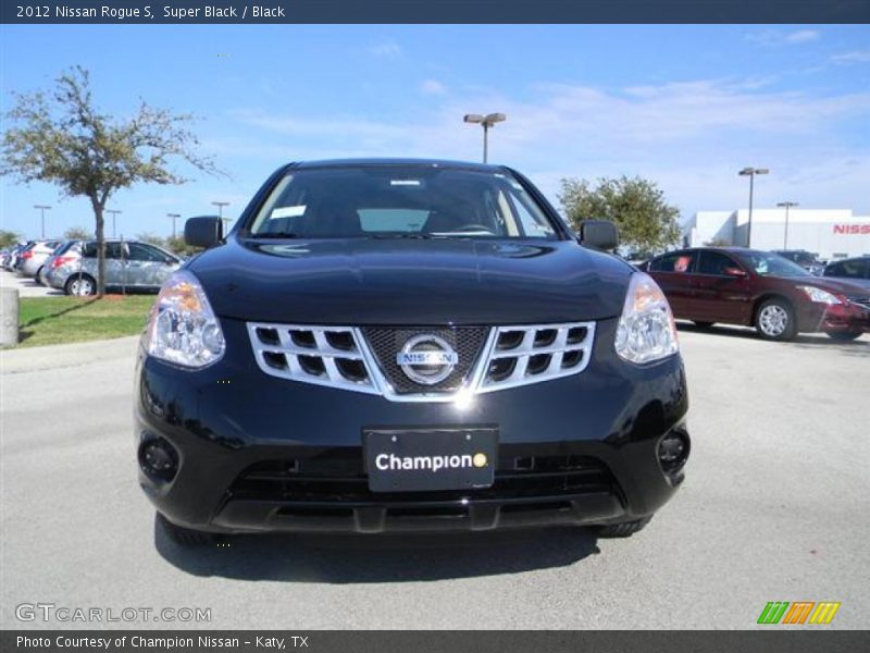 Super Black / Black 2012 Nissan Rogue S