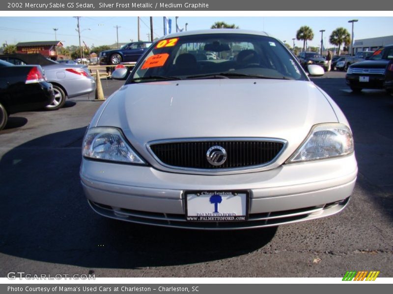 Silver Frost Metallic / Medium Graphite 2002 Mercury Sable GS Sedan