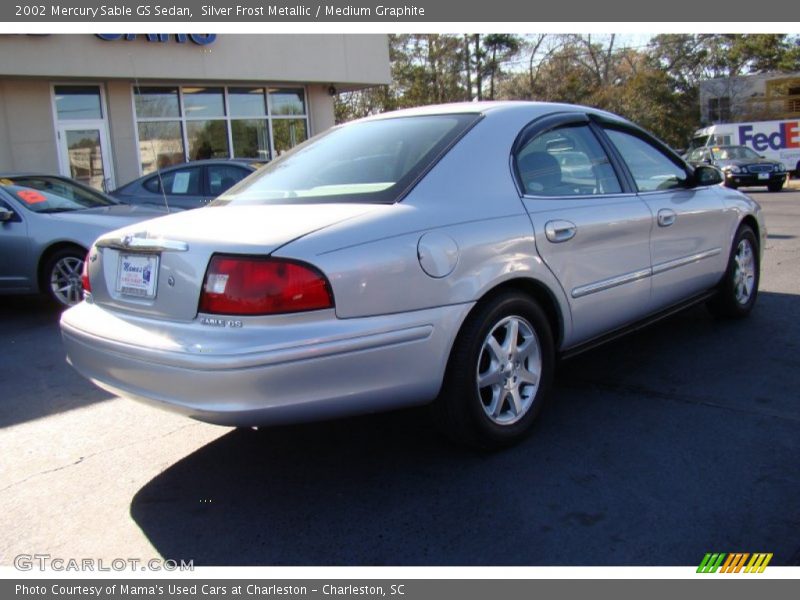 Silver Frost Metallic / Medium Graphite 2002 Mercury Sable GS Sedan